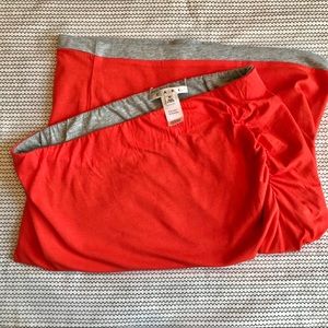 Cabi Reversible Side-Ruched Knit Skirt
